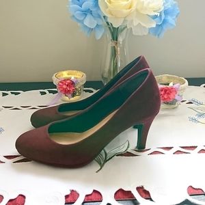 Burgundy High Heels
